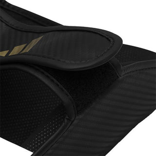 Protège-tibias avec parapied Adidas Pro Kickboxing WAKO Noir-or 