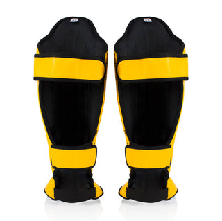 Protège-tibias Fairtex Compétition SP5 avec repose-pieds Jaune 