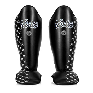 Protège-tibias Fairtex Compétition SP5 avec repose-pieds Noir 