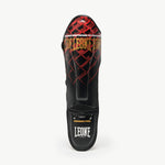 Protège-tibias Leone MMA Cage PT163 Rouge 