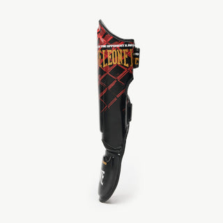 Protège-tibias Leone MMA Cage PT163 Rouge 