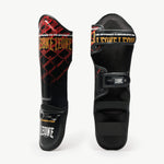Protège-tibias Leone MMA Cage PT163 Rouge 