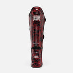Protège-tibias Leone Urban Fighter PT118 camouflage rouge-noir 