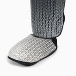 Protège-tibias avec semelle Adidas Pro Kickboxing WAKO Noir-blanc 