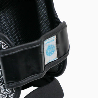 Protège-tibias avec semelle Adidas Pro Kickboxing WAKO Noir-blanc 