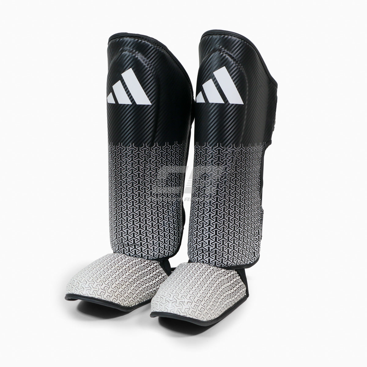 Protège-tibias avec semelle Adidas Pro Kickboxing WAKO Noir-blanc ...