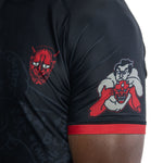 Rashguard Half Sumo Junkie Rosso-Combat Arena