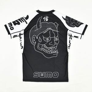 Rashguard Half Sumo Sugoi Ranked Blanc-Combat Arena