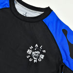 Rashguard Half Sumo Sugoi Ranked Bleu-Combat Arena