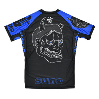 Rashguard Half Sumo Sugoi Ranked Bleu-Combat Arena