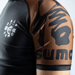 Rashguard Half Sumo Sugoi Ranked Marron-Combat Arena