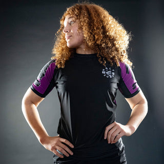 Rashguard Half Sumo Sugoi Ranked Violet-Combat Arena
