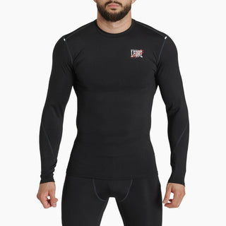 Rashguard Leone Primal Instinct AB909 maniche lunghe Nero-Combat Arena