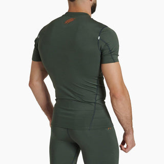 Rashguard Leone Primal Instinct AB917 maniche corte Verde-Combat Arena