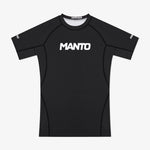 Rashguard Manto Logo Manches courtes double Noir 