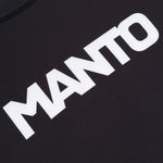 Rashguard Manto Logo Manches courtes double Noir 
