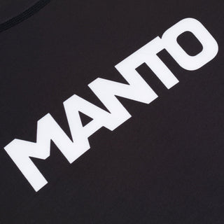 Rashguard Manto Logo Manches courtes double Noir 