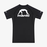 Rashguard Manto Logo Manches courtes double Noir 