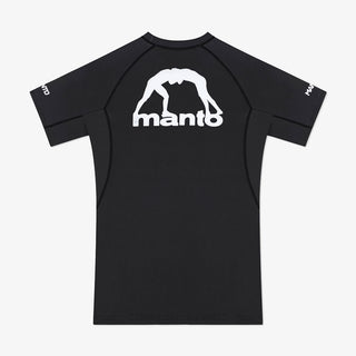 Rashguard Manto Logo Manches courtes double Noir 