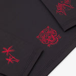 Rashguard Manto Miko maniche lunghe Nero-Combat Arena
