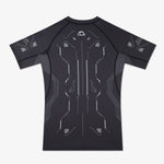 Rashguard Manto Shield manches courtes Noir-Combat Arena