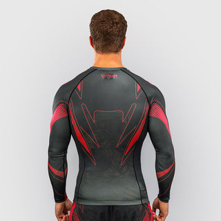 Rashguard Venum Amazonia Reborn maniche lunghe Nero-rosso-Combat Arena