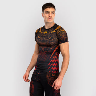 Rashguard Venum Quetzal Fury manches courtes Noir-rouge 