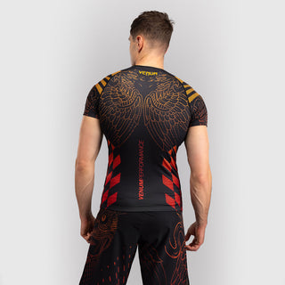 Rashguard Venum Quetzal Fury manches courtes Noir-rouge 
