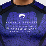 Rashguard Venum Tekken 8 Kazuya maniche lunghe Nero-viola-Combat Arena