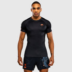 Rashguard Venum Thunder Dragon maniche corte Nero-Combat Arena