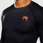 Rashguard Venum Thunder Dragon maniche lunghe Nero-Combat Arena