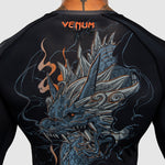 Rashguard Venum Thunder Dragon maniche lunghe Nero-Combat Arena