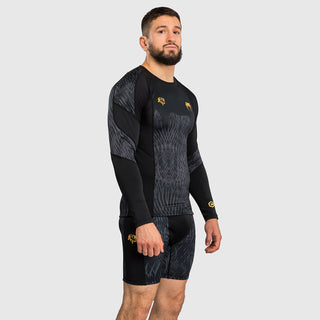 Rashguard Venum x Chimaev Wild Borz maniche lunghe Nero-Combat Arena