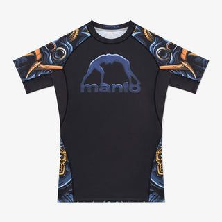 Rashguard Manto Barong à manches courtes Noir 