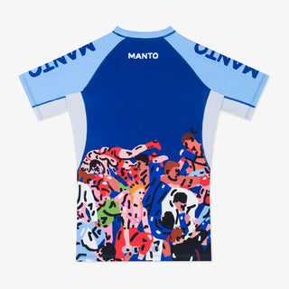 Rashguard Manto Gym 3.0 manches courtes Bleu 