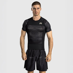 Rashguard Venum G-Fit Air manches courtes Noir-sable