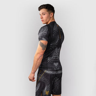 Rashguard Venum Matupa manches courtes Noir-gris 