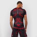 Rashguard Venum Matupa manches courtes Noir-rouge 