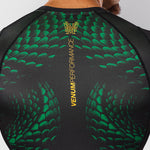 Rashguard Venum Matupa manches courtes Noir-vert 