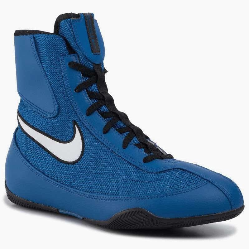 Chaussures de boxe Nike Machomai Blue Combat Arena