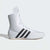 Chaussures de boxe Adidas Box Hog 2 Blanc-noir 