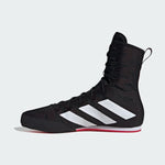 Chaussures de boxe Adidas Box Hog 4 Noir-blanc 