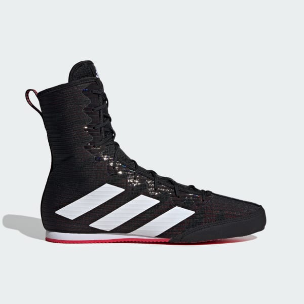 Chaussures de boxe Adidas Box Hog 4 Noir-blanc 