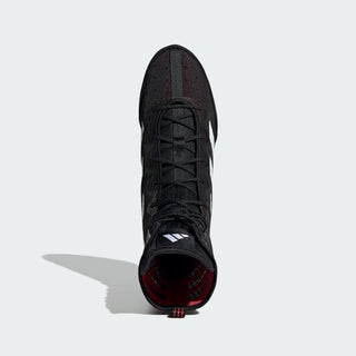 Chaussures de boxe Adidas Box Hog 4 Noir-blanc 