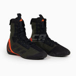 Chaussures de boxe Adidas Speedex 23 Carbon/Noir/Sol rouge