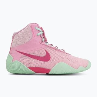 Chaussures de lutte-Lutte Nike Tawa Rose-vert 