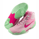 Chaussures de lutte-Lutte Nike Tawa Rose-vert 