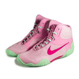 Chaussures de lutte-Lutte Nike Tawa Rose-vert 