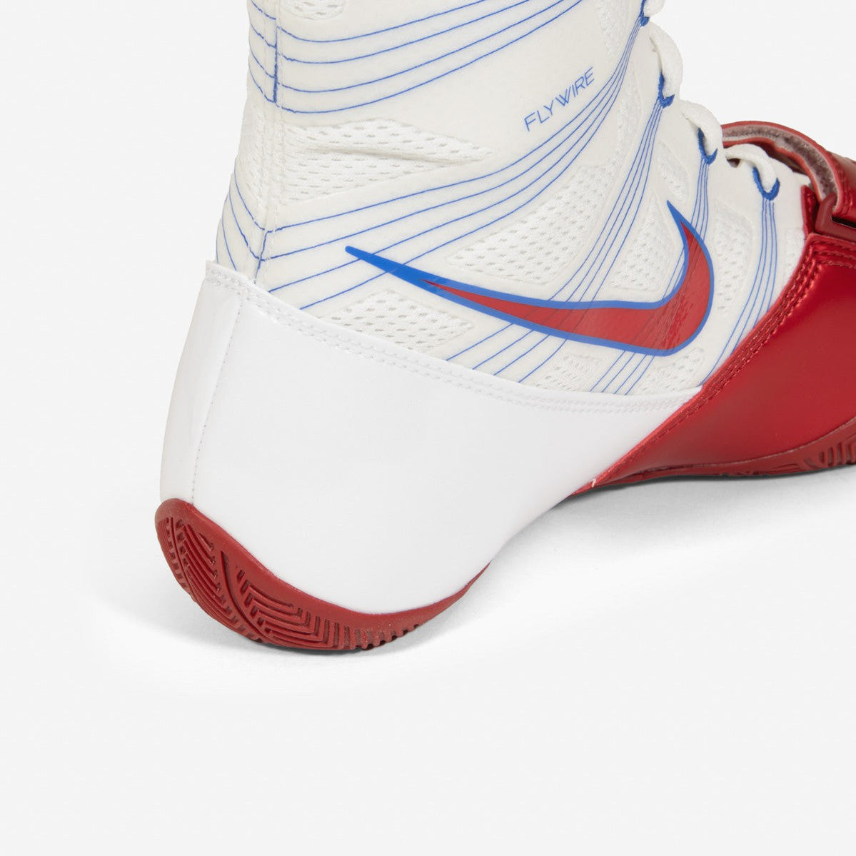 Chaussures de boxe Nike Hyperko Blanc-Rouge