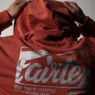 Sweat Fairtex FHS22 avec capuche Orange 